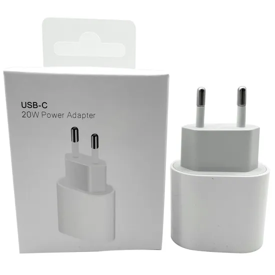Chargeur de type C d'origine en gros pour Apple 20 W Pd chargeur rapide pour iPhone 14 adaptateur secteur